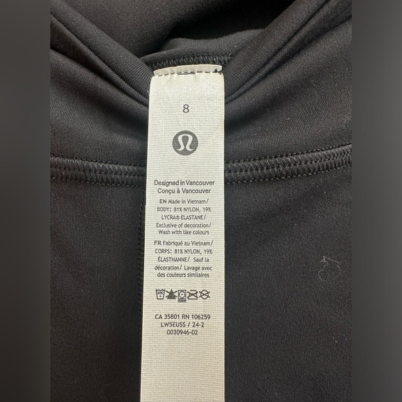 LuluLemon Align™ High-Rise Mini-Flare Pant Regular in Black - Picture 5 of 8